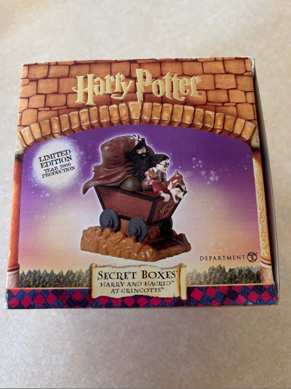Department 56 - “Secret Boxes”collectible with Harry & Hagrid at Gringots